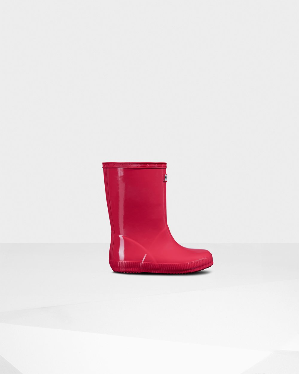 Botas De Agua Original First Classic Gloss Hunter Niños - Rosas - 329840STQ